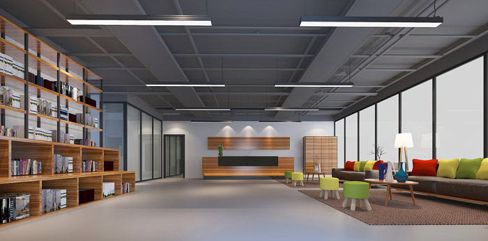 教育學校辦公室裝修設計效果圖