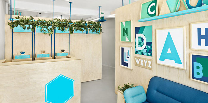 英語教育培訓機構裝修設計效果圖