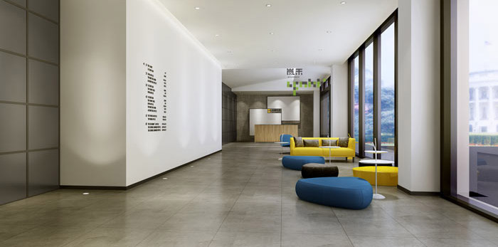 通信科技公司裝修設計效果圖