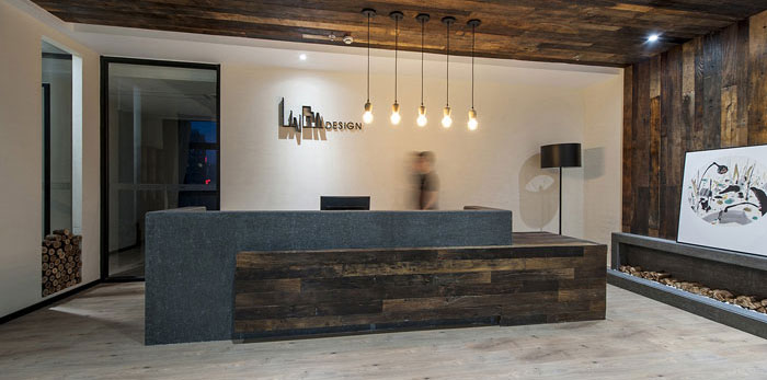 新中式辦公室裝修設計效果圖