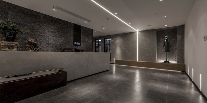 東方禪意辦公室裝修設計效果圖