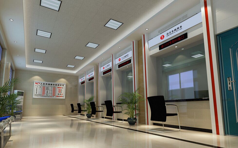 銀行前臺裝修設(shè)計(jì)效果圖