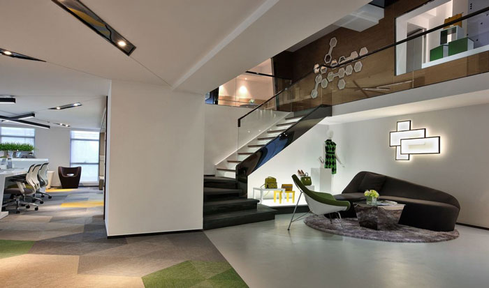 LOFT風格辦公室樓梯間裝修設計效果圖