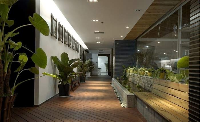 重點裝飾，形成視覺中心