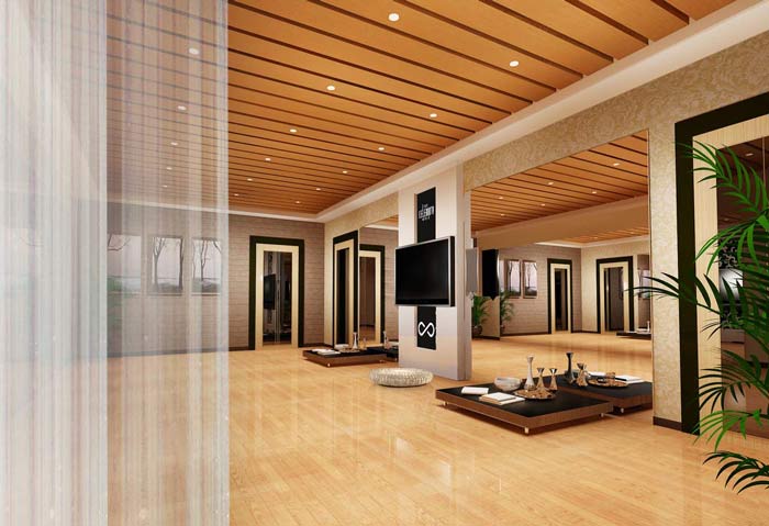 時尚養(yǎng)生館會所飲酒區(qū)域裝修設計案例效果圖