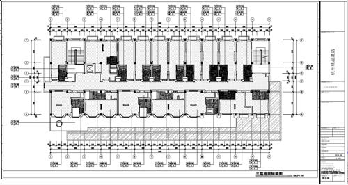 杭州精品酒店室內裝飾工程深化設計三層地面鋪裝圖