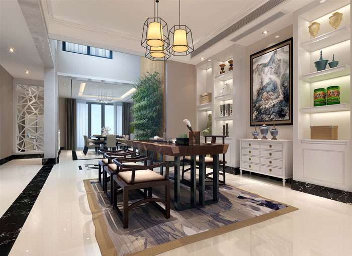 別墅休閑區裝修設計案例效果圖