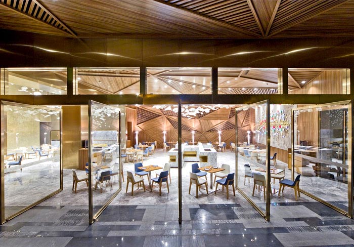 餐廳前臺裝修設計案例效果圖