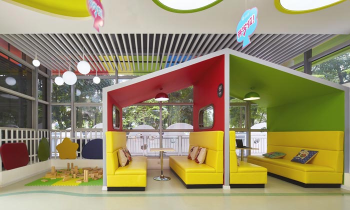 幼兒早教中心休息與洽談區裝修設計案例效果圖