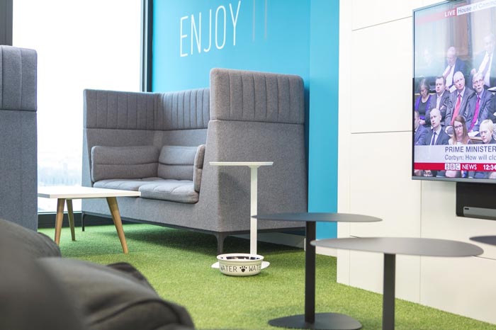 IT公司辦公室交流區域裝修設計案例效果圖