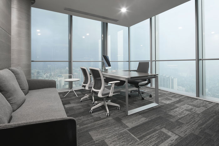 培訓機構總經(jīng)理辦公室裝修設計案例效果圖