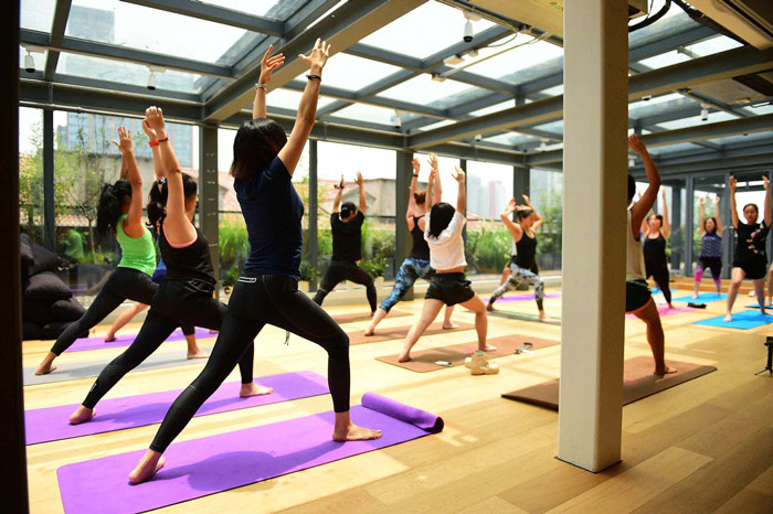 聯合辦公瑜伽區域效果圖