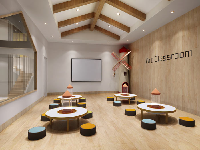 學前教育學校教室裝修設計案例效果圖