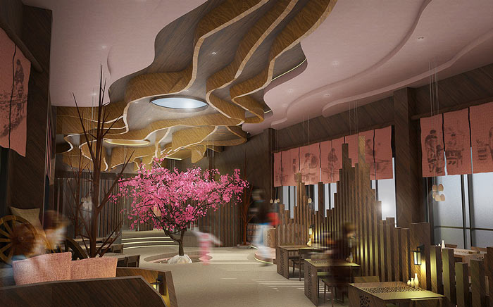 特色風味餐廳氛圍裝修設計效果圖