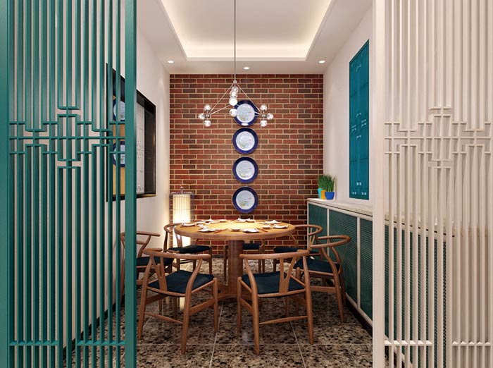 燜面館包間裝修設計效果圖