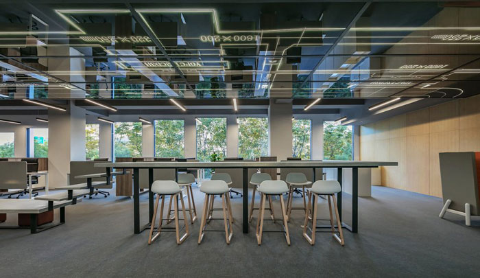 集團總部辦公樓開放辦公區設計方案