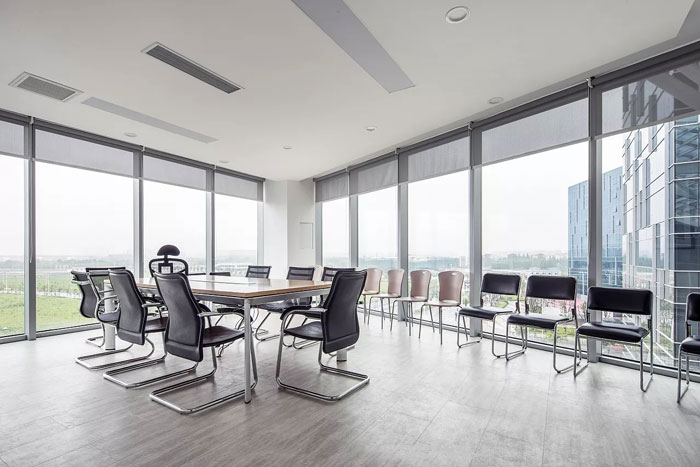 服裝貿易公司辦公室會議室裝修設計效果圖