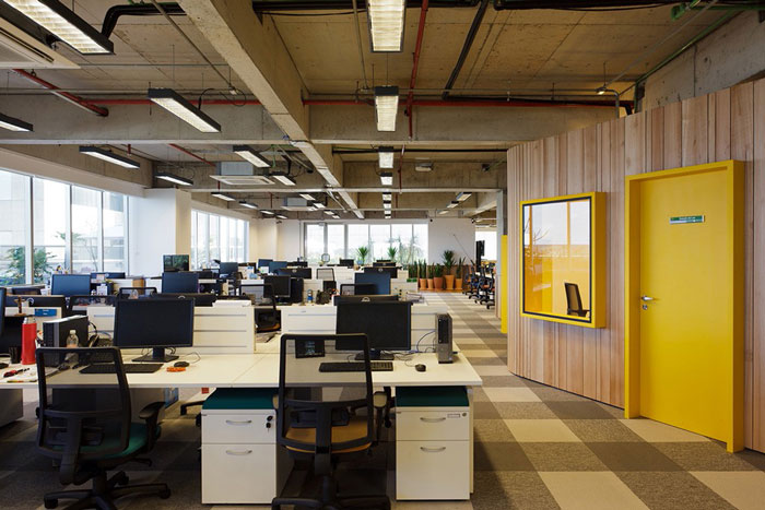 百貨公司辦公室辦公區裝修設計效果圖