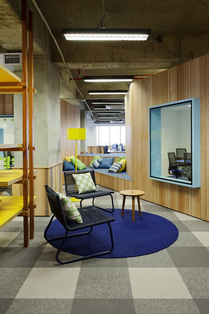 百貨公司辦公室休息區裝修設計效果圖