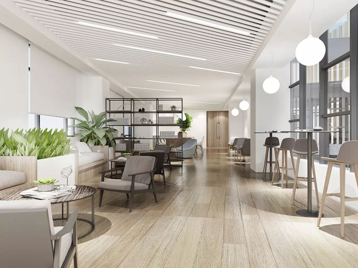 保險公司辦公室休息區裝修設計效果圖