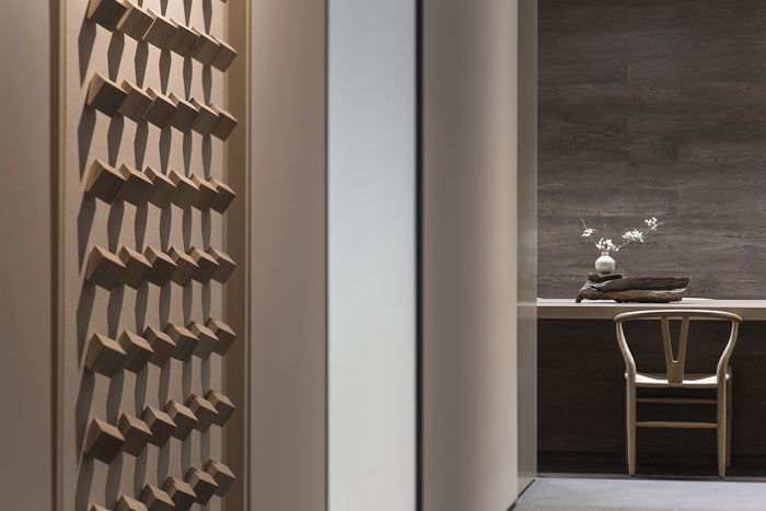 新中式總經理辦公室裝修設計效果圖