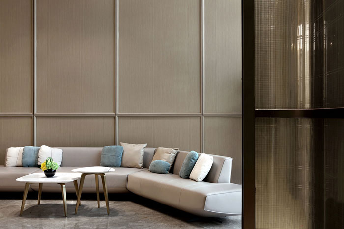 藥業公司辦公室接待區裝修設計效果圖