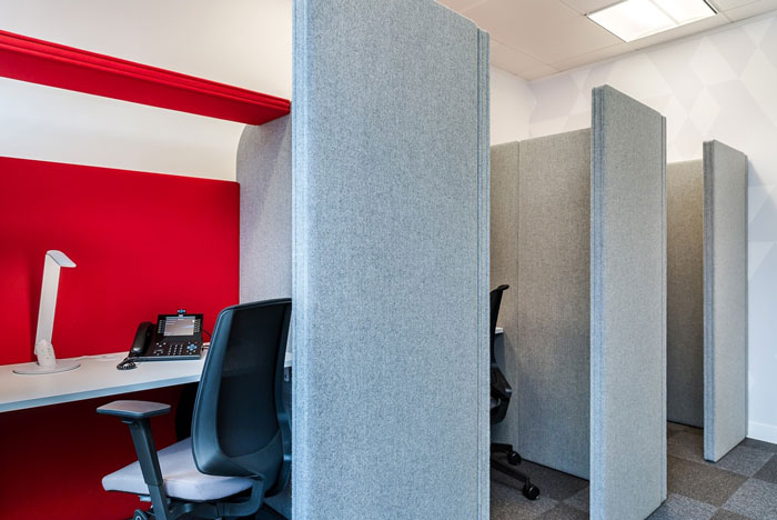 科技公司辦公室電話區裝修設計效果圖