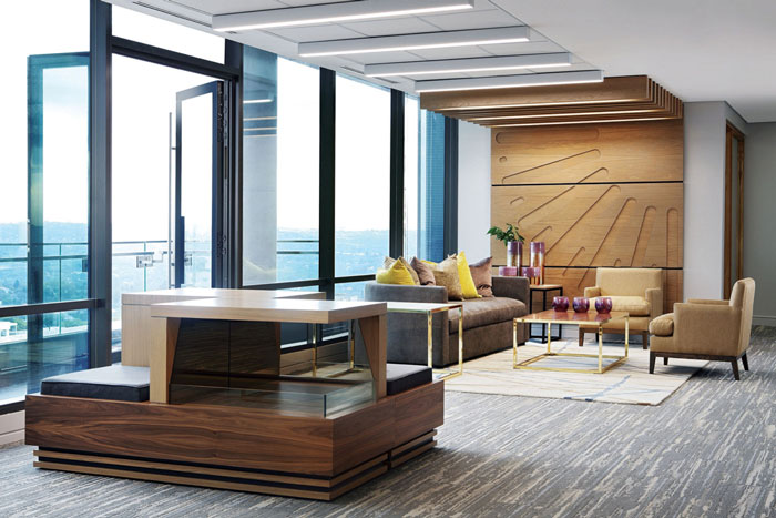 律師事務所辦公室接待區(qū)裝修設計效果圖