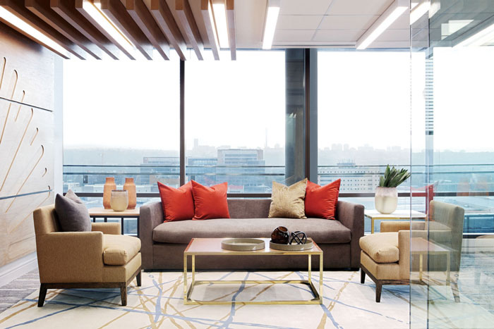 律師事務所辦公室接待區(qū)裝修設計效果圖