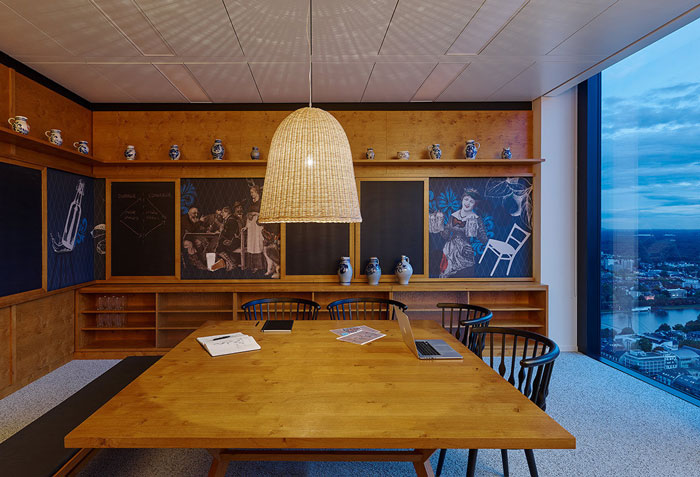 咨詢公司辦公室構思區(qū)裝修設計效果圖