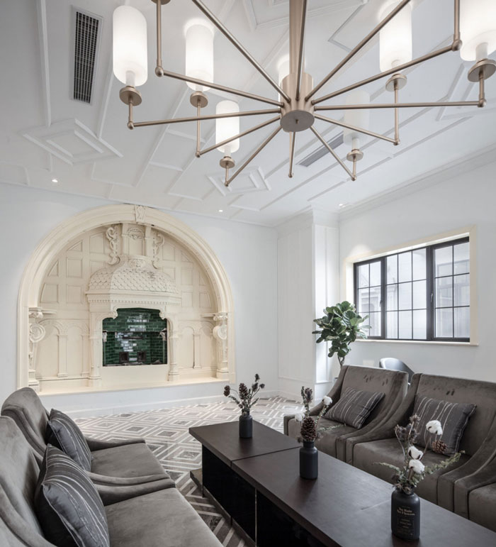 分公司辦公室休息區(qū)裝修設計效果圖