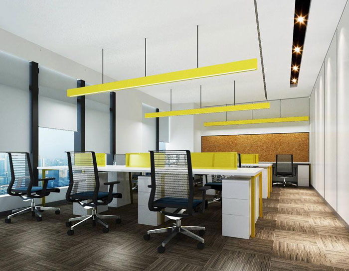 杭州湘湖辦公室辦公區裝修設計方案