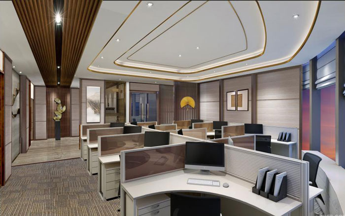 杭州老余杭辦公室辦公區裝修設計方案