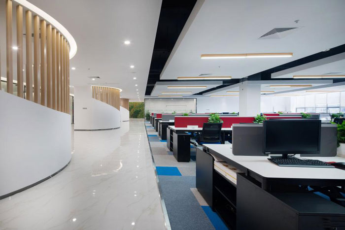 杭州建德辦公室辦公區(qū)裝修設計方案