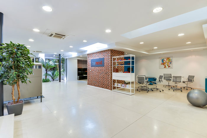 兩層550平方辦公室交流區(qū)裝修設計效果圖