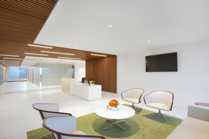 會計事務(wù)所辦公室前臺裝修設(shè)計實景圖