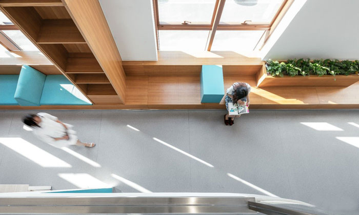 生物公司辦公室休息區細節裝修設計效果圖