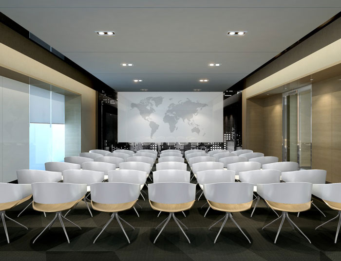 辦公空間培訓室裝修設計效果圖