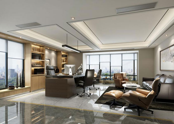 總經(jīng)理辦公室簡單裝修設計效果圖