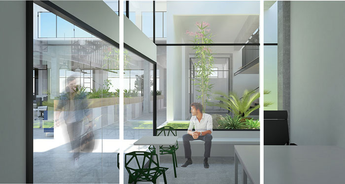 廠房辦公室過(guò)道改造裝修設(shè)計(jì)效果圖