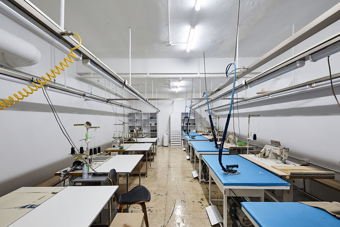 服裝廠房辦公室制衣間裝修設計效果圖