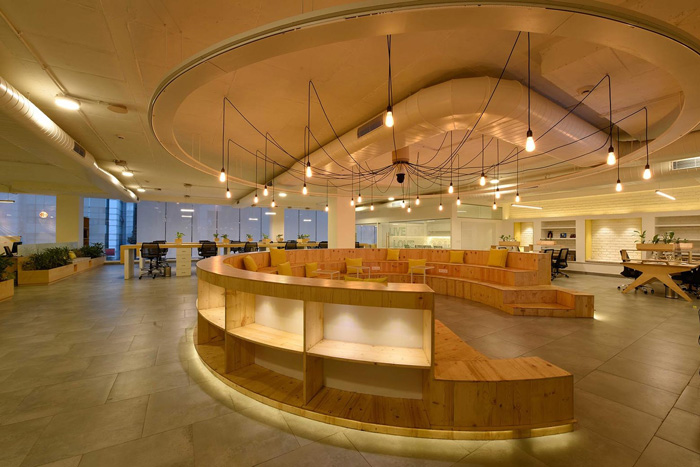 廠房辦公樓進門區裝修效果圖