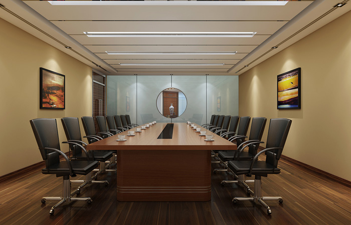 證券公司辦公室會議室裝修設計效果圖