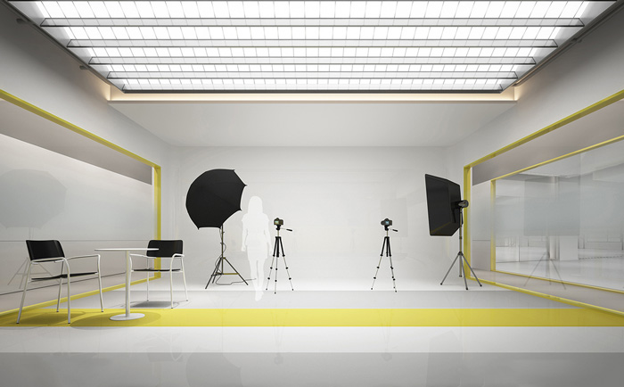 藝術(shù)學(xué)校拍照區(qū)裝修設(shè)計效果圖