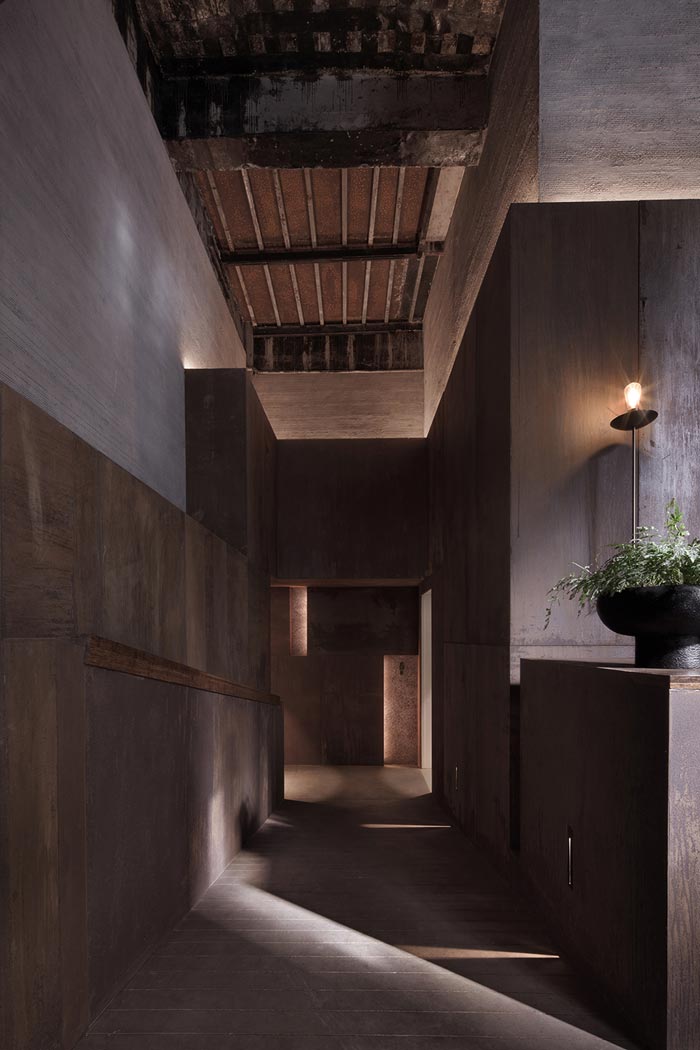 陽朔糖舍酒店畫廊前廳裝修設(shè)計效果圖