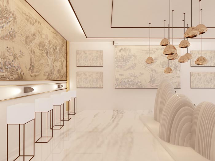 黨群服務中心展廳裝修設計效果圖