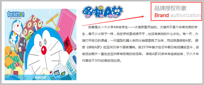 哆啦A夢主題店授權截圖