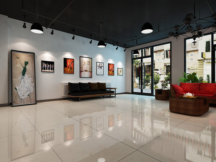 舞蹈培訓(xùn)機(jī)構(gòu)入口裝修設(shè)計效果圖