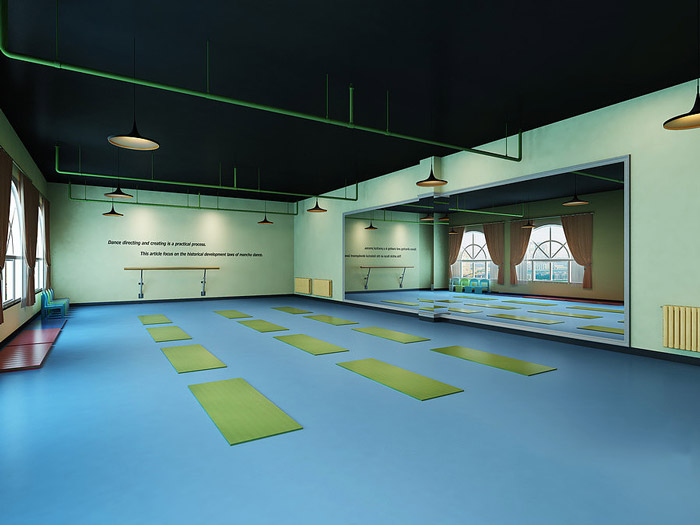 舞蹈培訓(xùn)機(jī)構(gòu)教室裝修設(shè)計效果圖