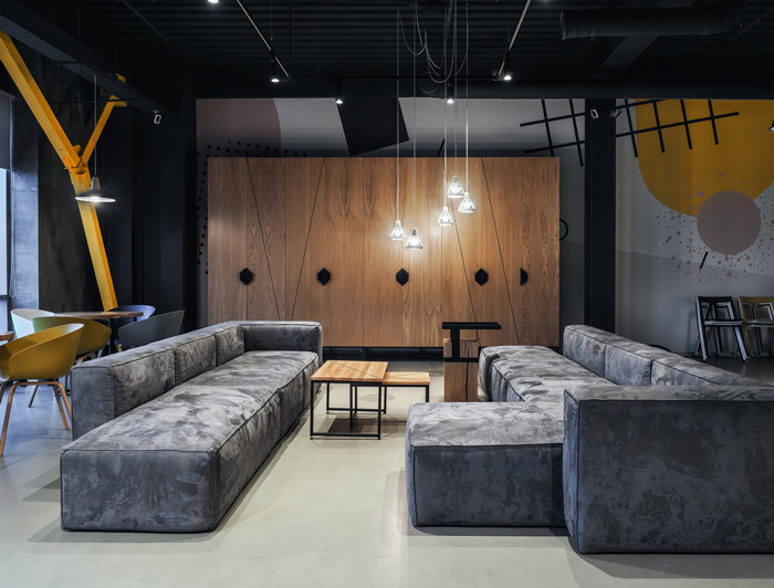 共享辦公空間交流區裝修設計效果圖